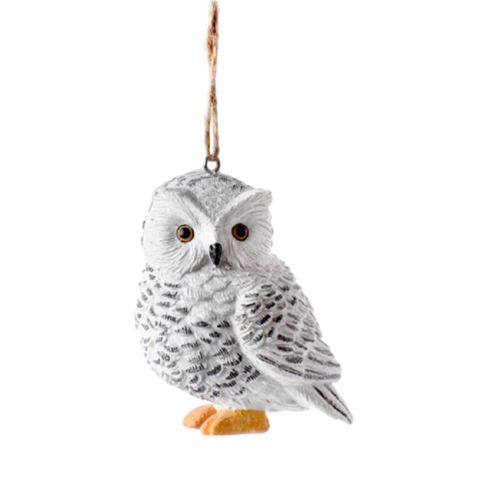 Winter Woodland Owls Christmas Holiday Ornaments Set of 3 - Picture 2 of 7